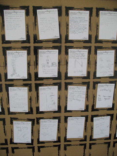 Visitor responses on the Wonderwall, image by Interface.jpg
